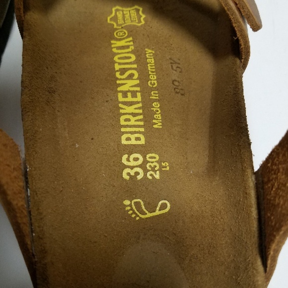 New Birkenstock Yara Antique Brown Sandals 36 - Picture 4 of 6